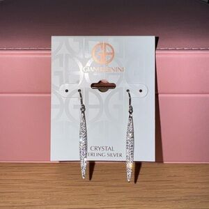 Giani Bernini Sterling Silver Crystal Dangle Earrings